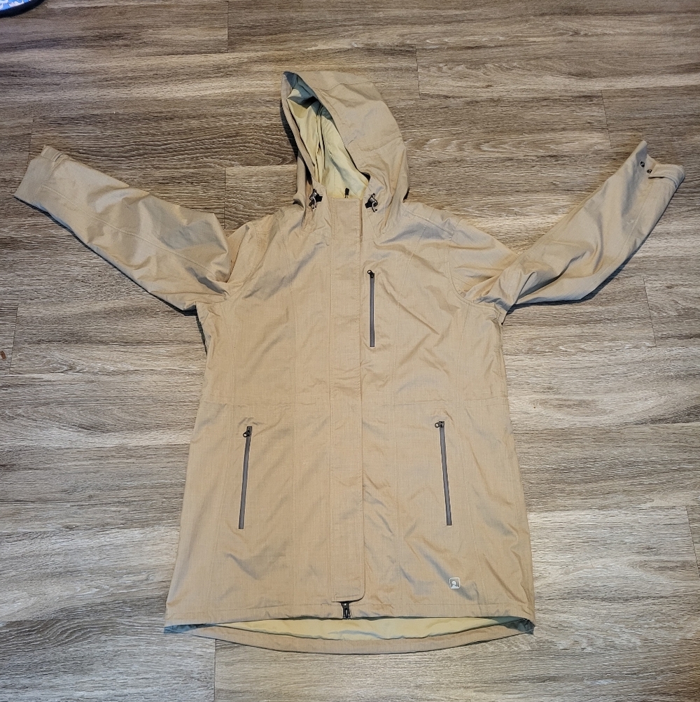 Eastern Mountain Sports Tan Hooded Jacket